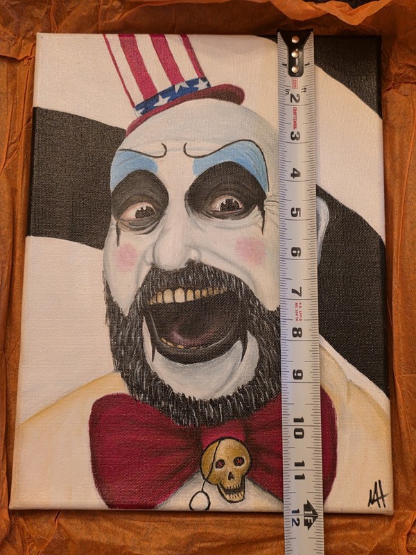 Captain Spaulding 🍗🍗🤡 Sid Haig Painting Halloween Horror ROB Zombie gallery