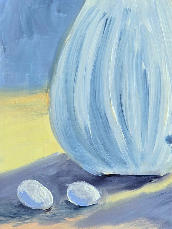 Tulips Flowers Oil Painting 15x20cm Vase Bird Bottles Painting on Painting Board gallery