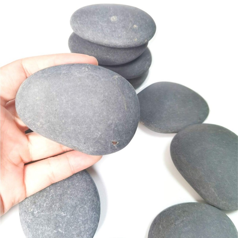 120PCS Flat & Smooth Painting Rocks - Ideal for Arts & Kindness Projects gallery