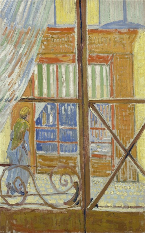 Hand-painted Oil Painting Vincent van Gogh View of a butcher s shop