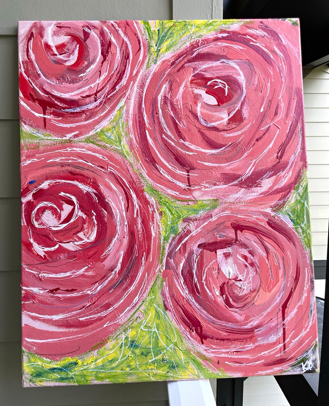 Original Abstract Painting (Signed)