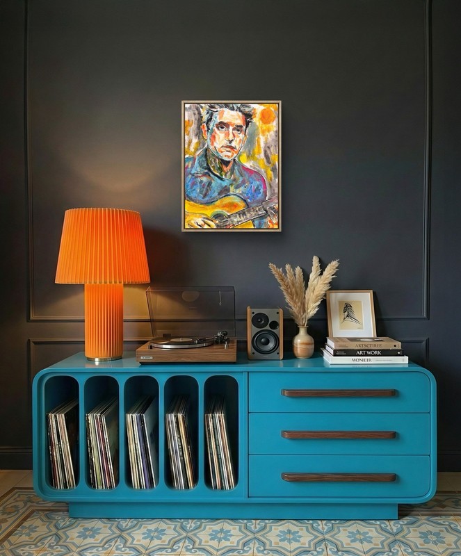 12x16 “John Mayer”NeoExpressionism Impressionism Handmade Unique Colorful Art gallery
