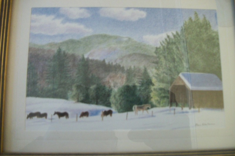 Lot of 2 Signed Alan Eastman Framed Watercolors gallery