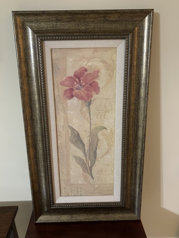 Vintage Wall Art picture in frame – 15×27