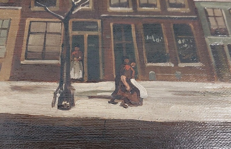 Attributed to George Hendrik Breitner (1857-1923) Rotterdam zur Winterzeit gallery
