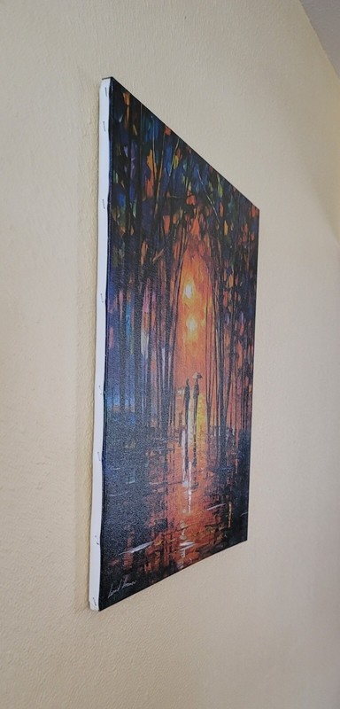 Afremov Giclee "Dark Park" Limited Edition 10 of 150 approximately 20"x17" gallery