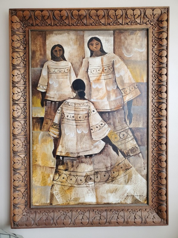 Francisco «Paco» Gorospe painting. The PICASSO of The Philippines