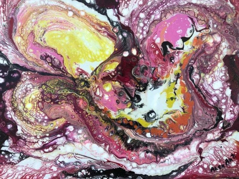 Alexander Antanenka Original «Feelings» Acrylic on Canvas Abstract 11″ x 14″