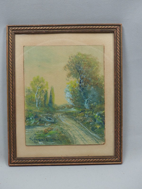 Antique Raphael Senseman 1870-1955 Landscape Painting New Jersey Artist