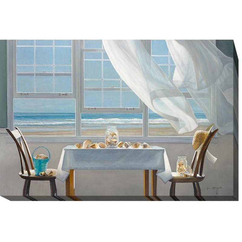 The Shell Collectors by Hollingsworth Gallery-Wrap Canvas Giclee (12 in x 18 in)