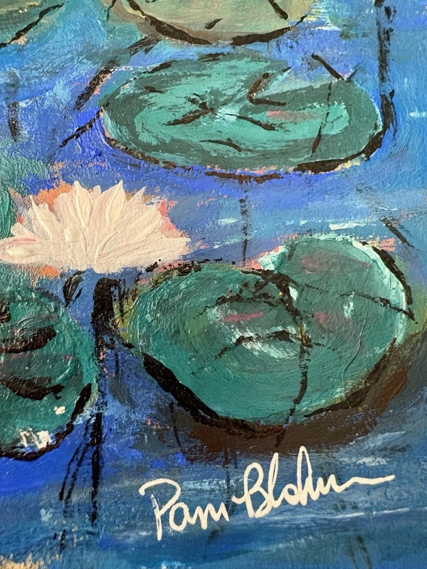 Original Acrylic Painting Shelf Art 6x6” Cardboard Canvas gallery