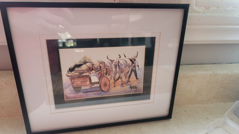 Lopez Baylon Ox Painting