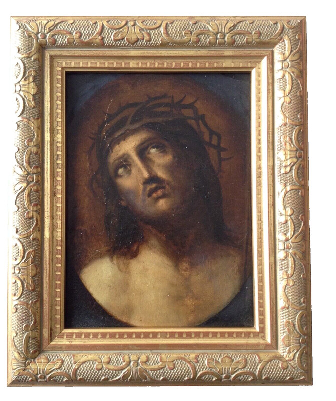 18th Century Religious After Guido RENI ECCE HOMO Old Master Oil Painting