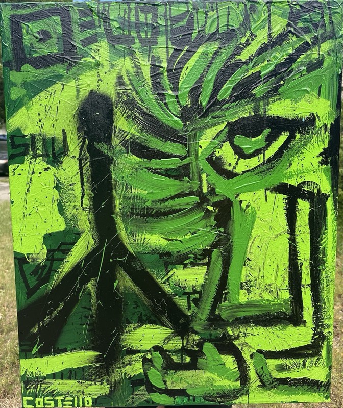 “Femoral” Original Painting By Dominic Costello