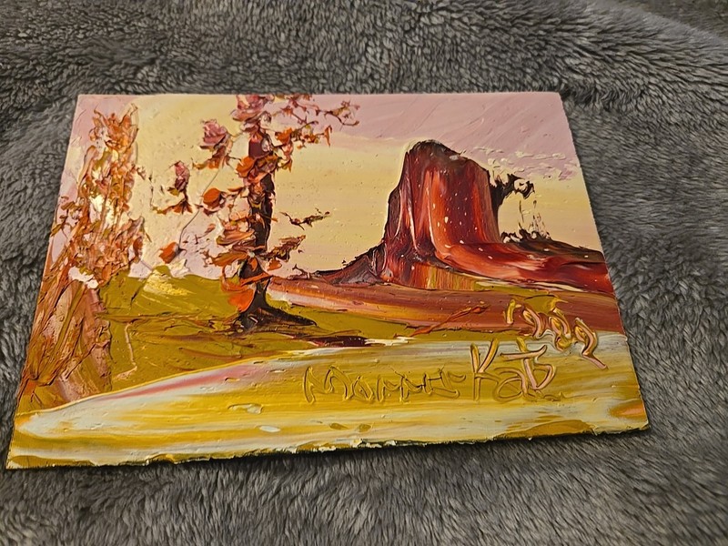 Morris Katz Original Painting’ Painting 5×7 Inches