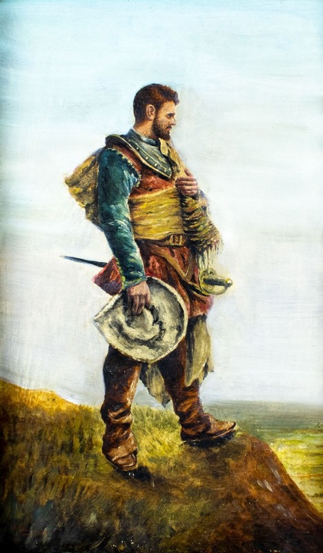 M Giannetti (Italy,early 20C) oil painting antique 126393