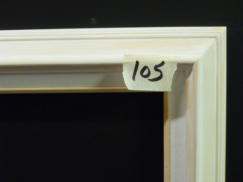 14x11 or 11x14 New White-Wash Wood Picture Painting Art Frame White Matting gallery