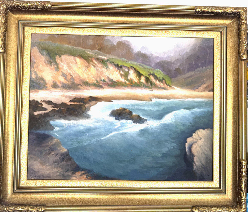 Dolores Garren Signed, Original Framed oil/canvas gallery