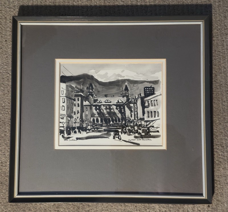 Georgia Drake Edmondson Signed Sketch The Antlers Colorado Springs