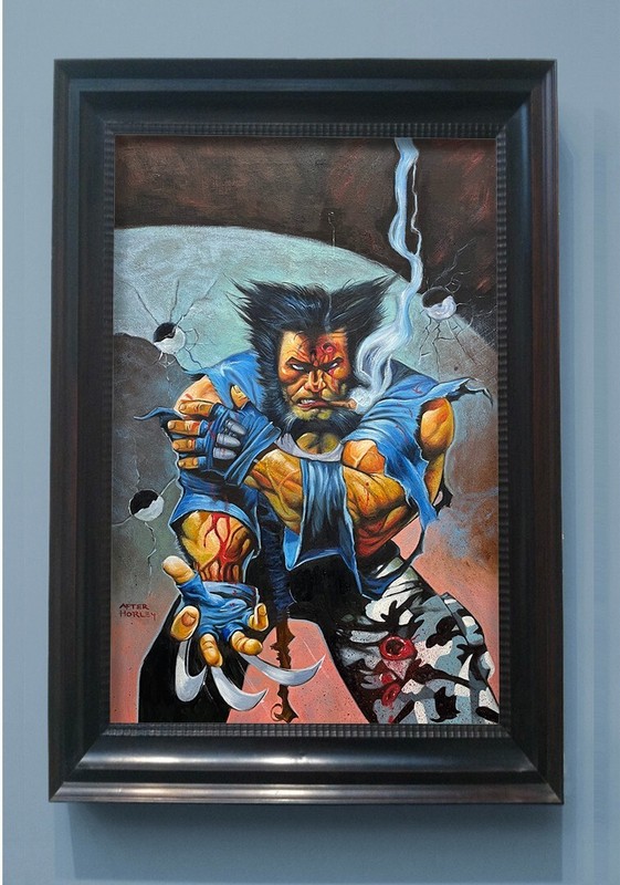 After Alex Horley painting – Wolverine Painting Marvel Comics