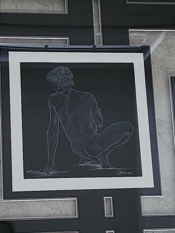 EXTREMELY RARE Juan Quevedo Original "STUDIO" Nude Male Professional Gallery Art gallery