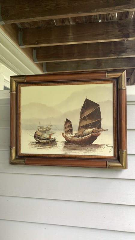 Boat Painting by P Wong