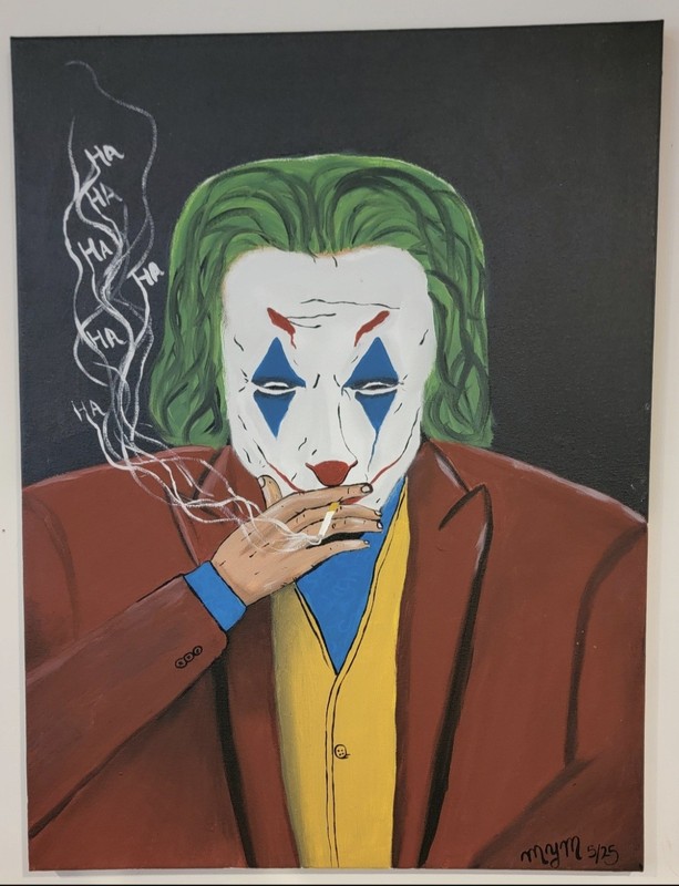 Joker Painting On Canvas Original Art Signed by Artist 24×18 Inches Wall Art New