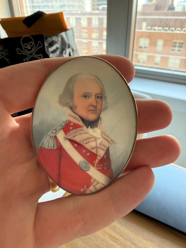 Miniature portrait of an officer by Frederick Buck (1771-1839) gallery