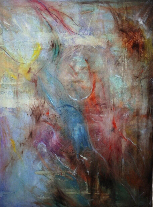 von Wening Art Giclee hand signed Abstract stretched canvas bars 30″ x 40″x 1.5