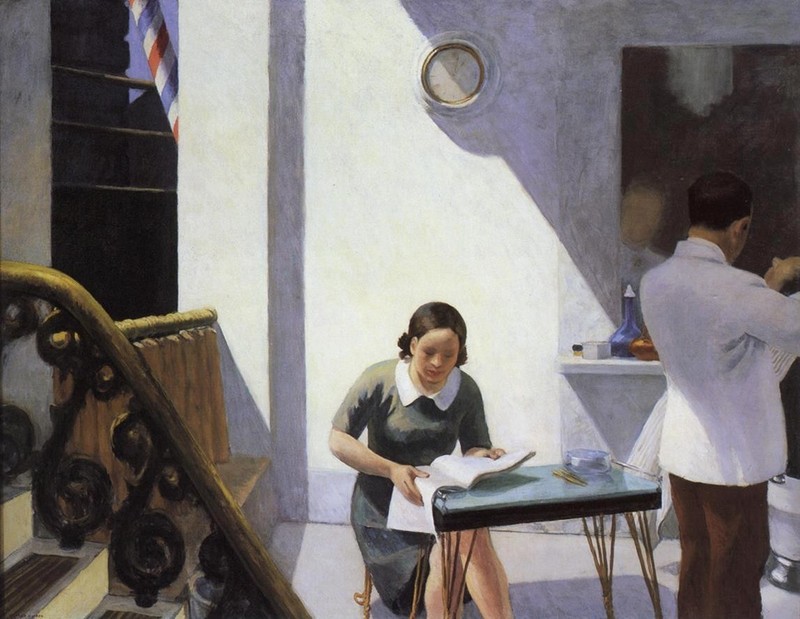 Edward Hopper Signed Oil Painting on Canvas 16×24 in American Realism ..