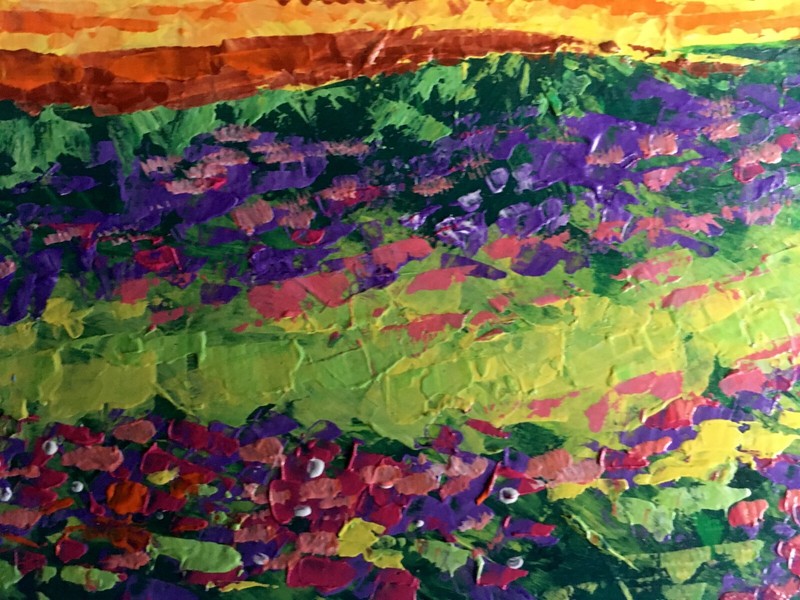 Oil Painting Carpathians Zadorozhnya V. Unframed Original Decor Art nAAA2546 gallery