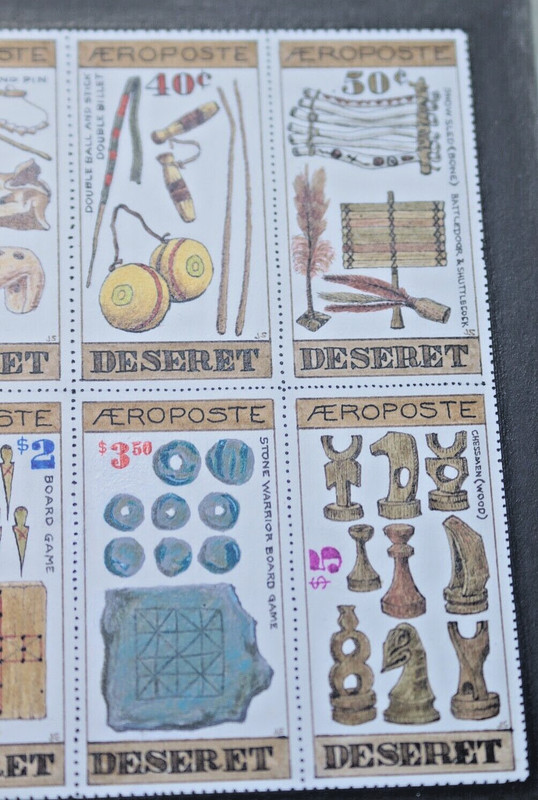 16 Hand Painted Stamp Designs on board ca. 1960s stamps gallery