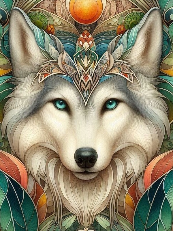 Wolf of A Certain Prominence 1st Edition Mystic Realm Compendium Print ACEO ATC