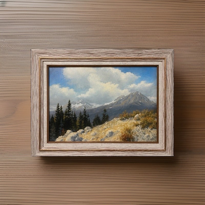 This is 1994 Original Landscape Painting By Artist Last Name Knight.