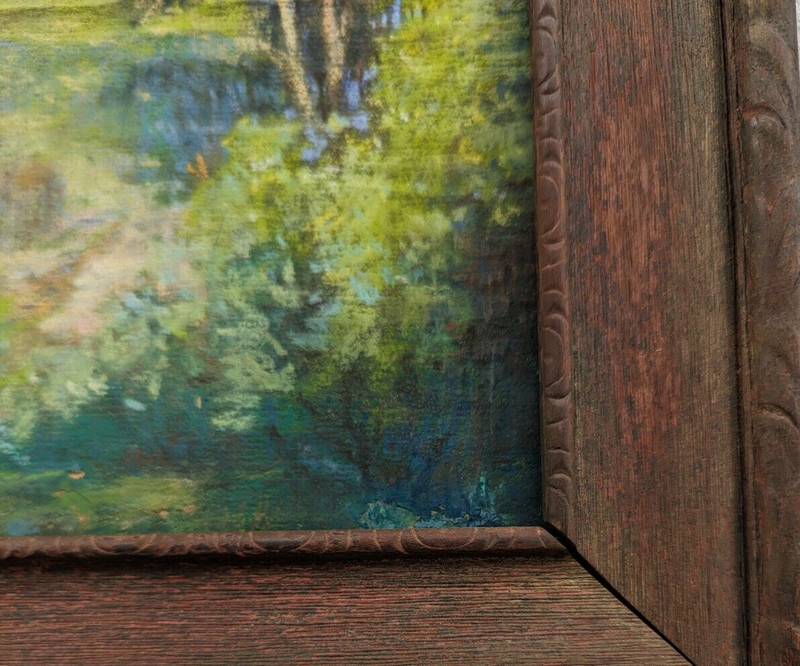 Frances Lichten (1889-1961) Impressionist Landscape O/B, Pennsylvania Artist gallery