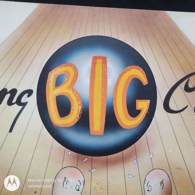 Vtg Advertising Illustrative Art Bowling Orig Painting St.Clair Shores Detroit gallery