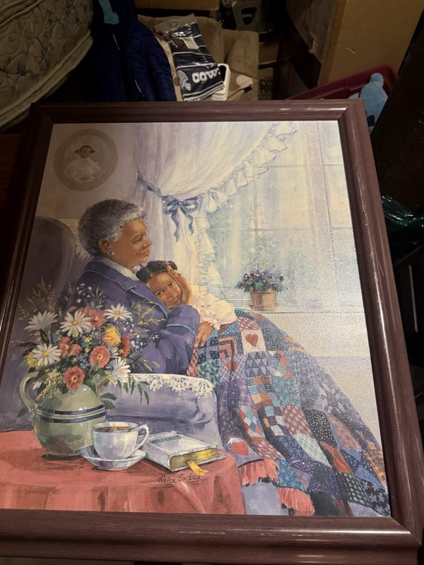 Helen Endres Framed Canvas Family Portrait Painting Realism Contemporary
