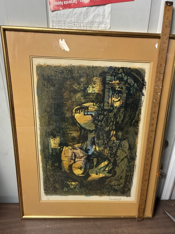 Georgi Daskaloff Large Signed and Numbered Framed Print (#1 of 33) Vintage gallery