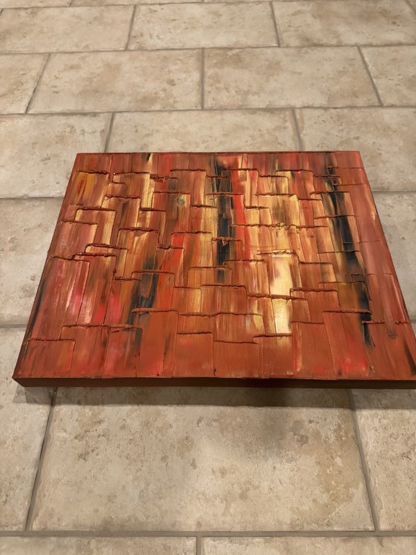 Original Oil On Canvas Painting 20×24 Inches Kim Dawn NYC Artist Signed
