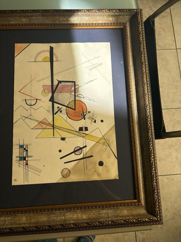 Wassily Kandinsky ORIGINAL Watercolor/Pen On Paper 11" X 17" gallery