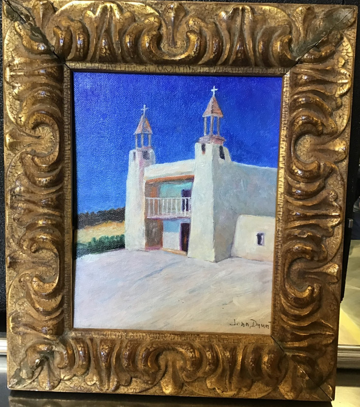‘On the High Road to Taos’ by John Daunt – Hand Painted Signed – Framed Original