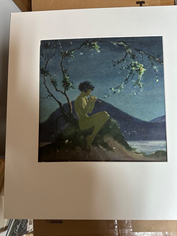 Original Painting Raymond Theyer Signed Listed Life Cover Artist
