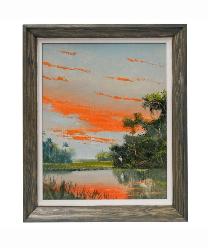 Sam Newton (American, b. 1948).Style: Mid-century Florida Highwayman