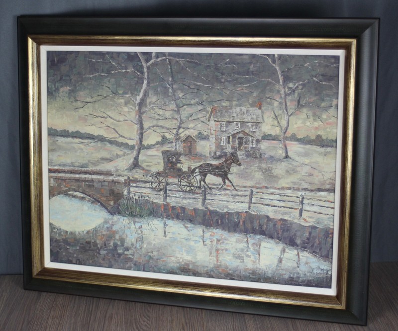 Ken Newport, Indiana original painting "Country Doctor" 18" x 24" oil on canvas gallery