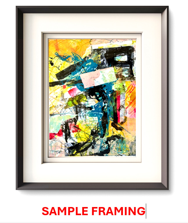 STEVEBARTZ ORIGINAL ART "COSMOS 2" 22X30 GALLERY THICK PAPER FINE ART HOME gallery