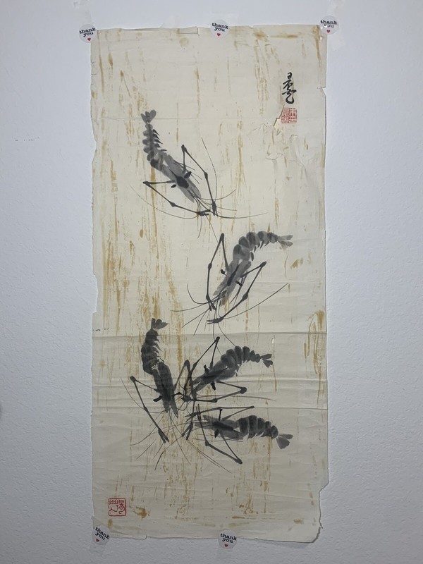 Original Chinese Painting by ChenGuang Zhu 朱晨光 扬州人 Size 31cm x 67cm