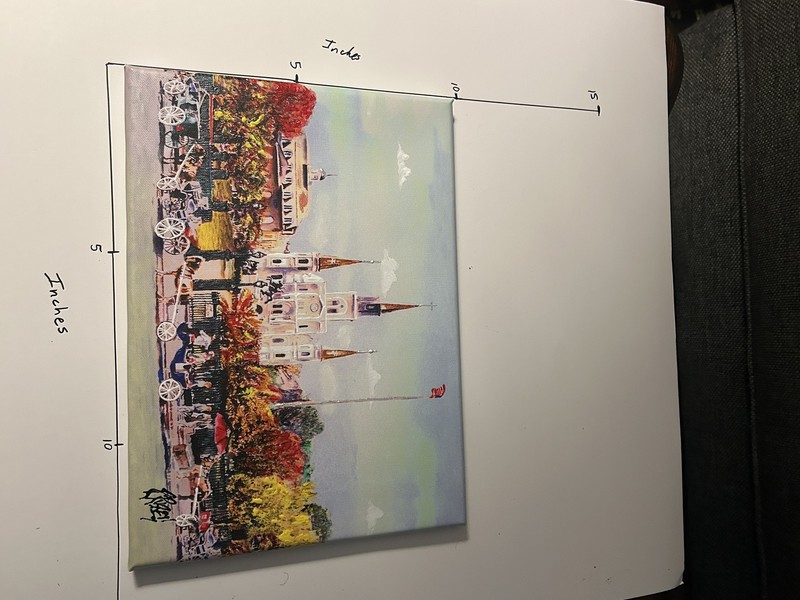 Richard Russell Jackson Square New Orleans Textured Canvas Art 17/400 gallery