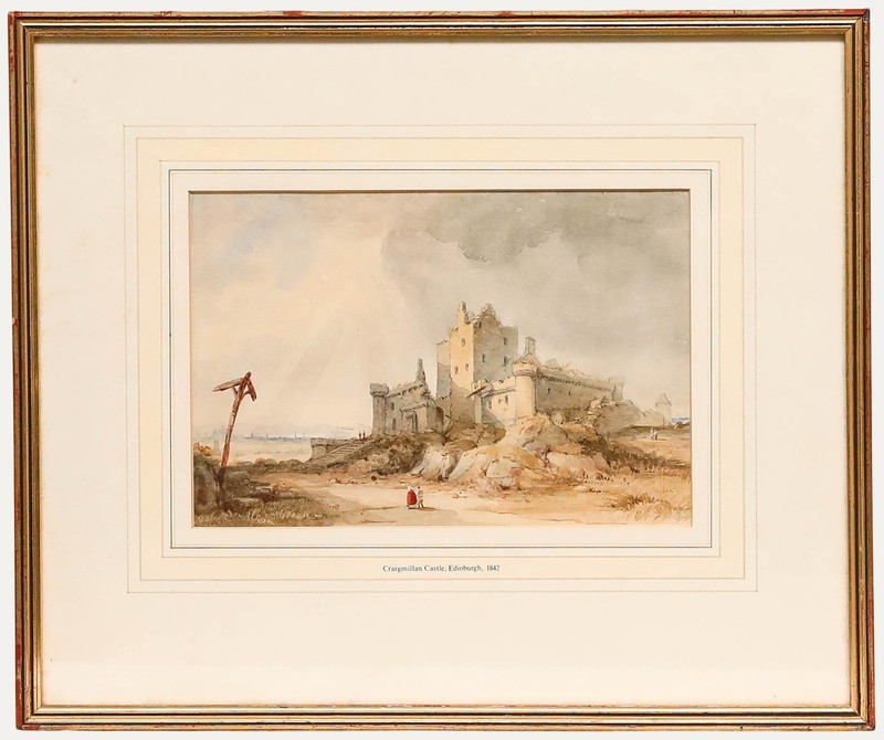 Mid 19th Century Watercolour – Craigmillar Castle, Edinburgh