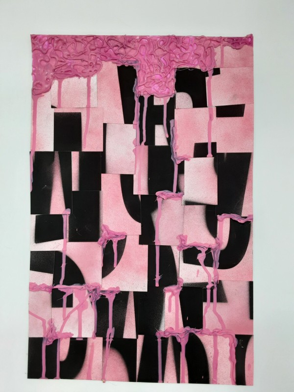 Typography Text Based Original Art by Arizona Artist Otis Bruhserko gallery