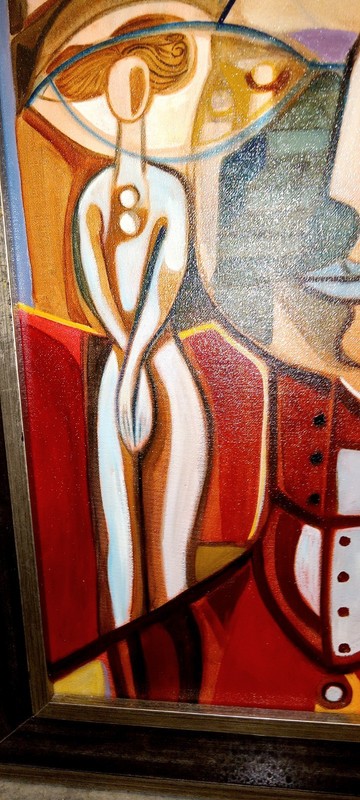 ARCADIO CANCIO ORIGINAL OIL PAINTING ON CANVAS "Paisajes Imaginarios" 2004 gallery